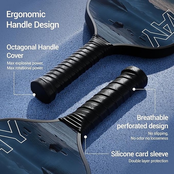 Pickleball Paddle Set with Balls - Picture 4 of 8